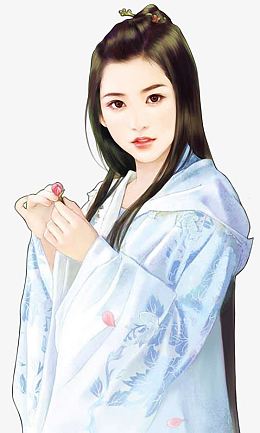 青衣古装女子