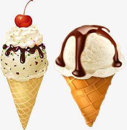 美味牛奶冰淇淋海报背景