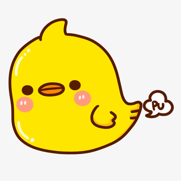 小黄鸡卡通素材