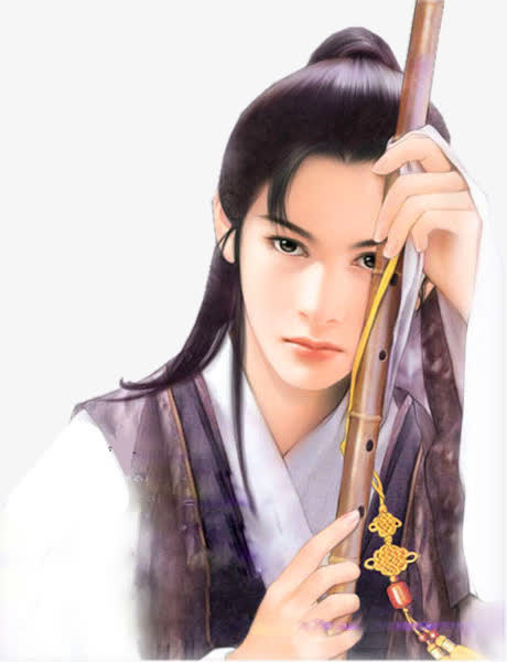 古代长啸美男子图片