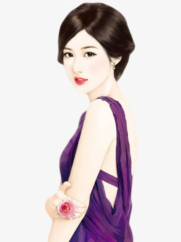 干练气质美女人物免抠素材免费下载_觅元素51yuansu.com