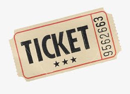 ticket票白色外国