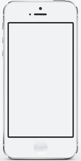 白色手机边框