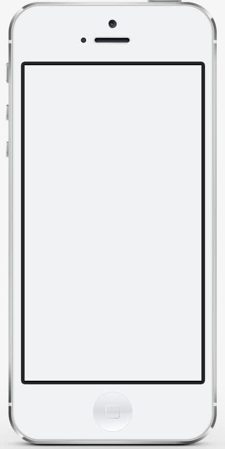 白色手机边框