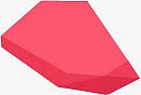 红色几何立体618年中大促