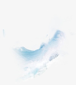 向左蓝白色汹涌海浪