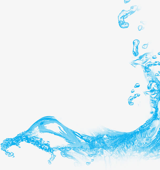 蓝色液体飞溅素材免抠素材免费下载_觅元素51yuansu.com