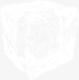 白色透明冰块素材