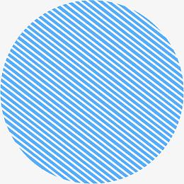 蓝色条纹圆形图案