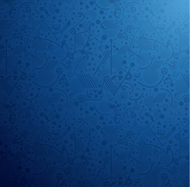 蓝色印花背景世界杯
