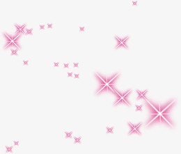 粉色满天星素材