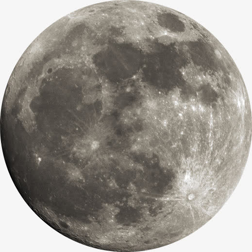 月球贴图展开素材图片