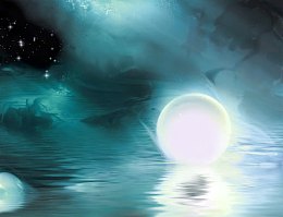 幽静蓝色月光