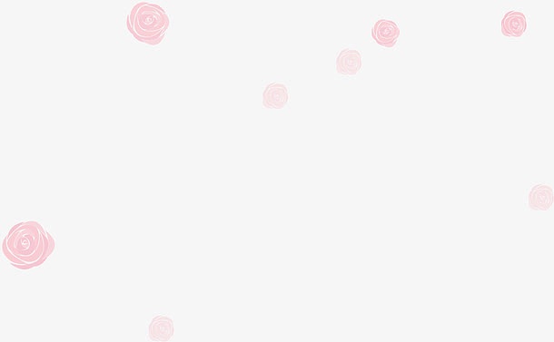 粉色小花海报背景七夕情人节