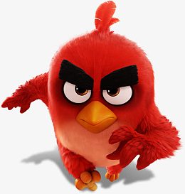 卡通愤怒的小鸟