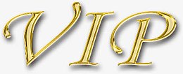 VIP字体设计金色