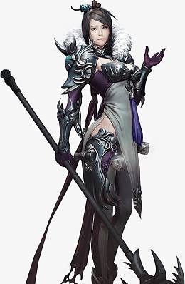 3d游戏女性角色形象