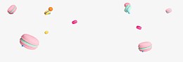 可爱马卡龙装饰