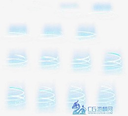 螺旋蓝色光线