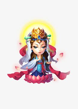 卡通观音菩萨