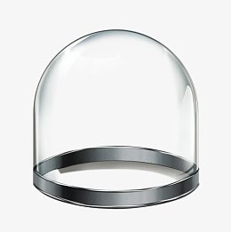 白色通明玻璃罩