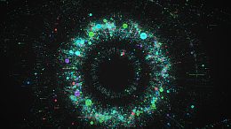 星际黑色海报背景