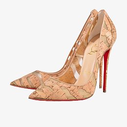 尖头高跟鞋实物