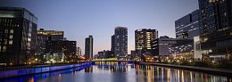 城市酷炫夜晚街景banner