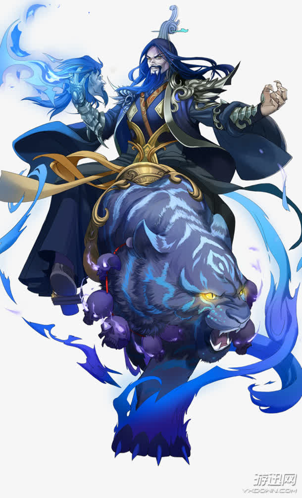 卡通老头中国疯巫师