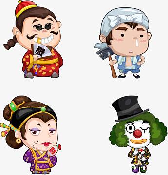 png古代地主富翁png人物png斗地主游戏场景png欢乐斗地主全套资源形象