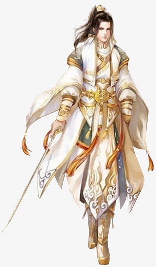 游戏立绘古装皇家美男