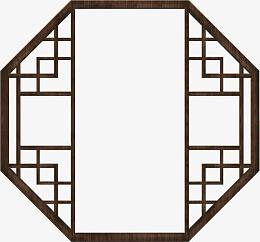 古风六边形窗格