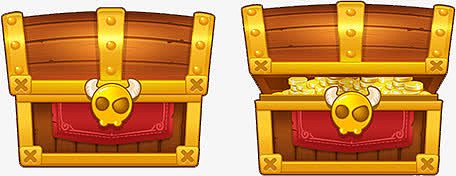 游戏宝箱卡通素材_游戏宝箱卡通图片元素-觅元素