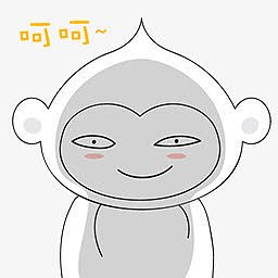 简笔画猴子呵呵笑