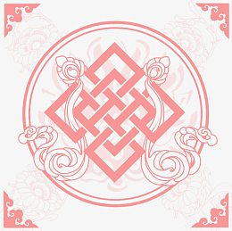 中国古风红色底纹