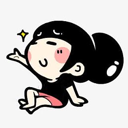 可爱卡通女孩人物素材图片