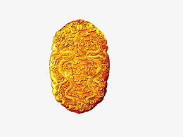 黄金龙纹令牌