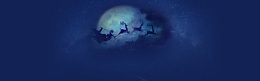 深蓝色月球背景banner