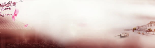 中年女装中国古典唯美背景banner