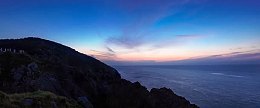 唯美大海晚霞背景