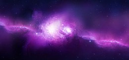 紫色梦幻星空星河