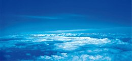 蓝色天空背景