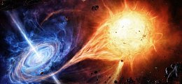 科幻宇宙碰撞图片