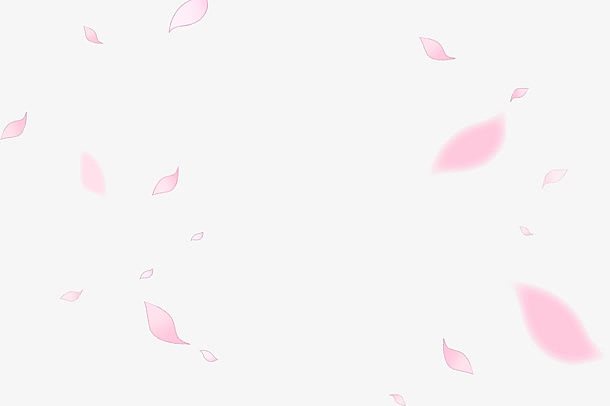 粉色小花瓣装饰