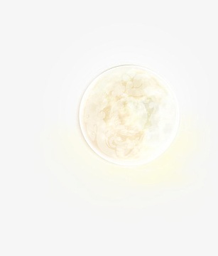 卡通圆形中国国风元素