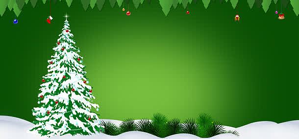绿色圣诞节背景