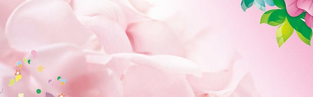 边饰花朵粉色