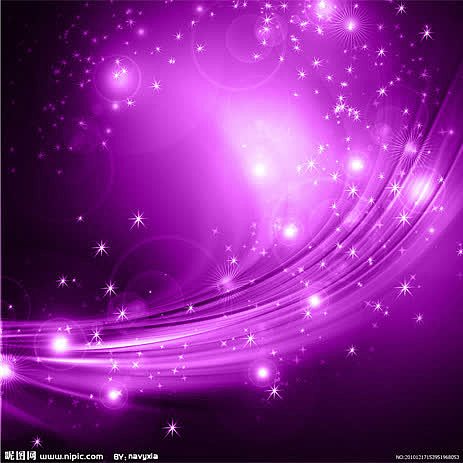 紫色丝线星光海报背景七夕情人节