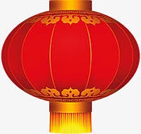 手绘红色灯笼七夕浪漫情人节