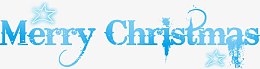 蓝色merrychristmas